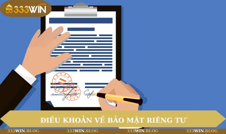 Điều khoản về bảo mật riêng tư