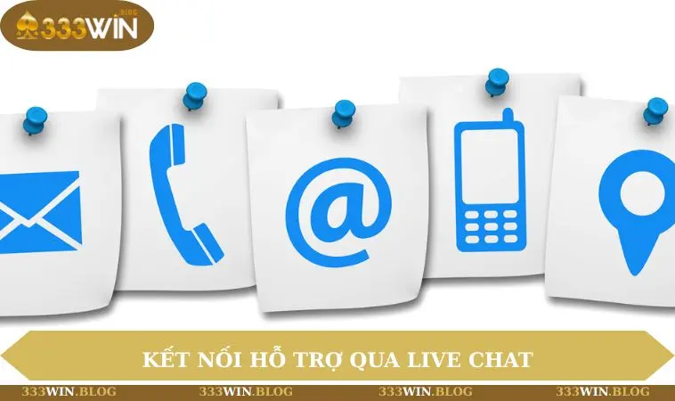 Kết nối hỗ trợ qua live chat