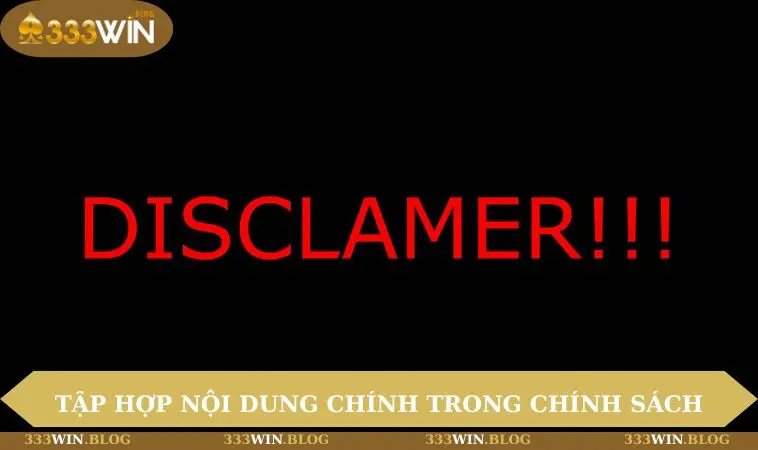 Tập hợp nội dung chính trong chính sách